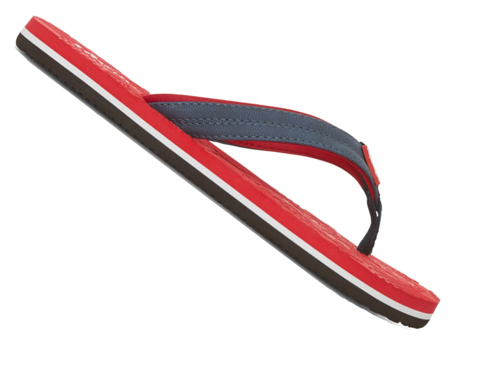 Womens Calli Floral Thong Flip Flop, Red (543)